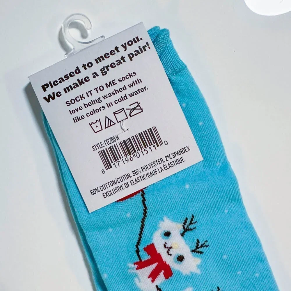 Jingle Cats Knee-High Socks, NWT